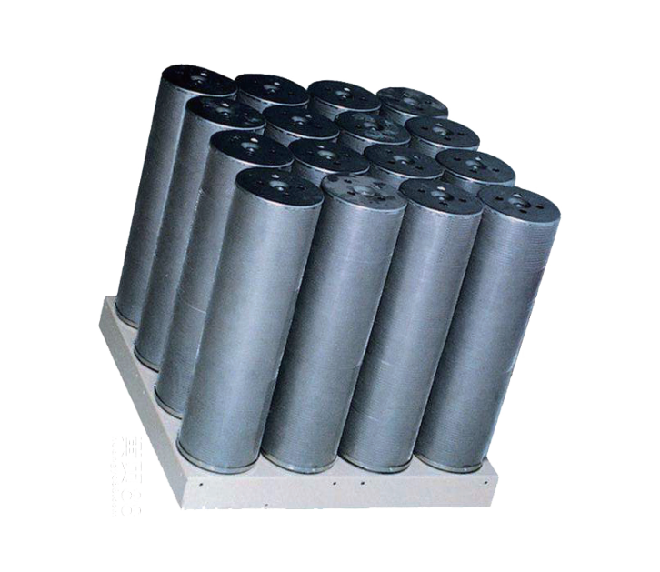 Cylinder chemical filter module